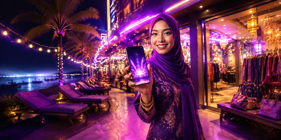 Pemain Kota Bharu menggunakan aplikasi kasino Blackjack bergaya Melayu