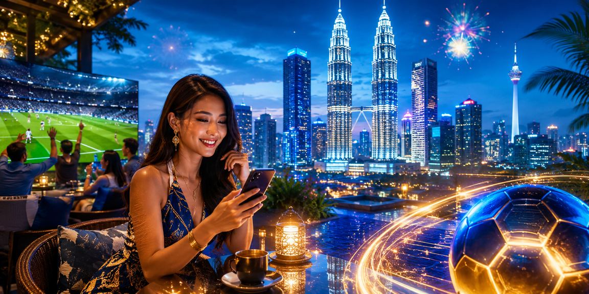 Pengguna rt2 bermain kasino melalui telefon pintar di Kuala Lumpur